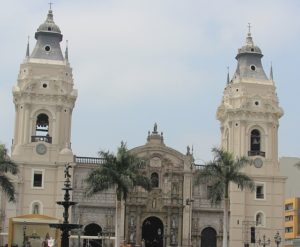 Lima - De kathedraal op Plaza de Armas