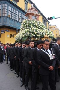 Lima - processie de Santa Rosa