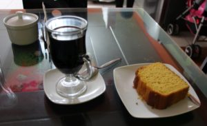 Aquas Calientes - Koffie met cake